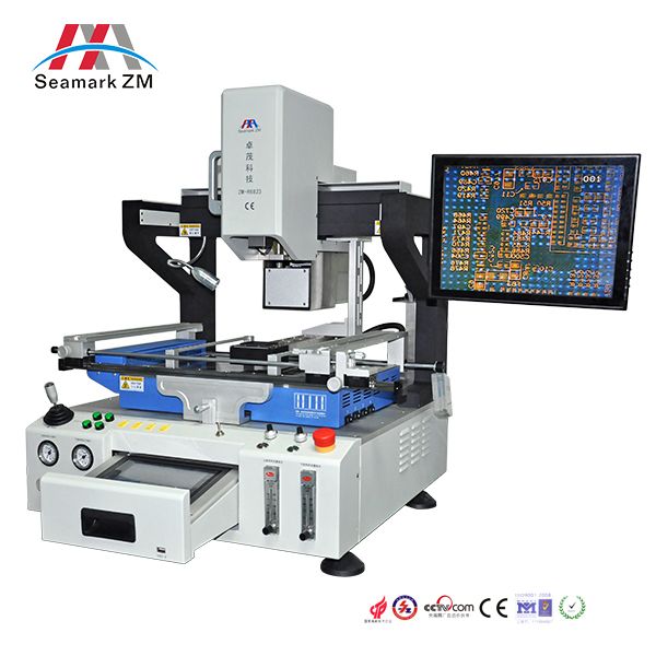 Full automatic ZM-R6823 BGA rework station for computer motherboard chips repair