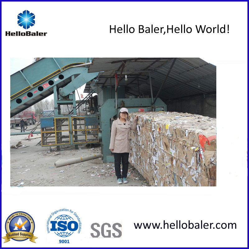 Hellobaler Hsa4-5 Semi-Automatic Cardboard Baler