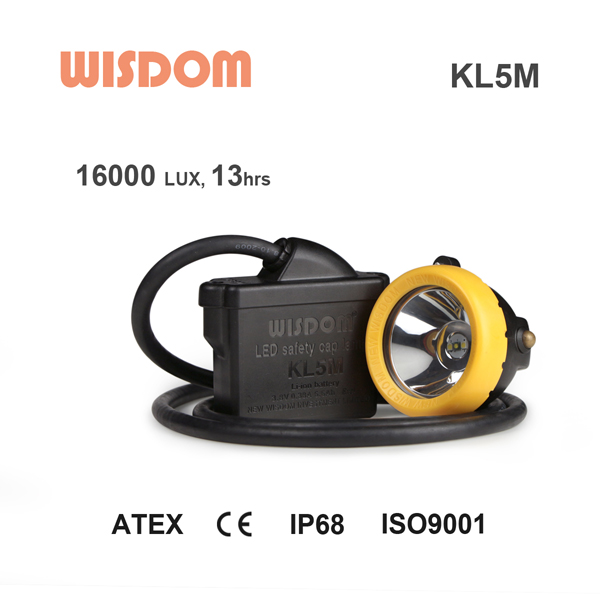 WISDOM Christmas promotion 16000lux KL5M mining led cap lamps (WISDOM)