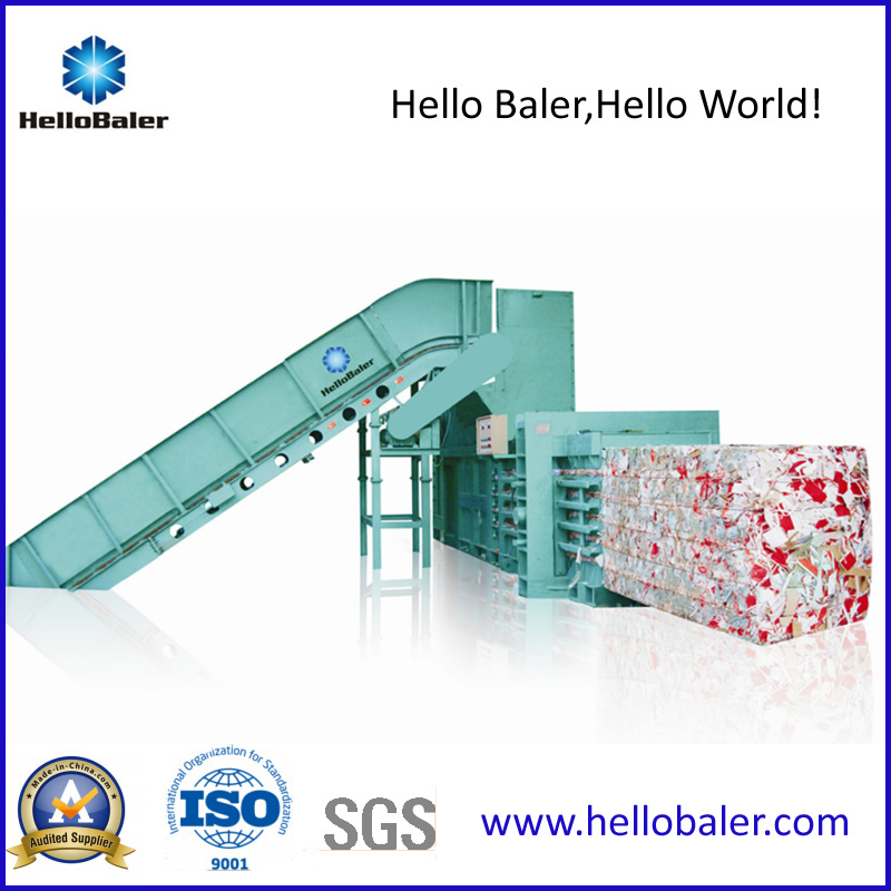 Hellobaler Hsa4-5 Semi-Automatic Cardboard Baler )