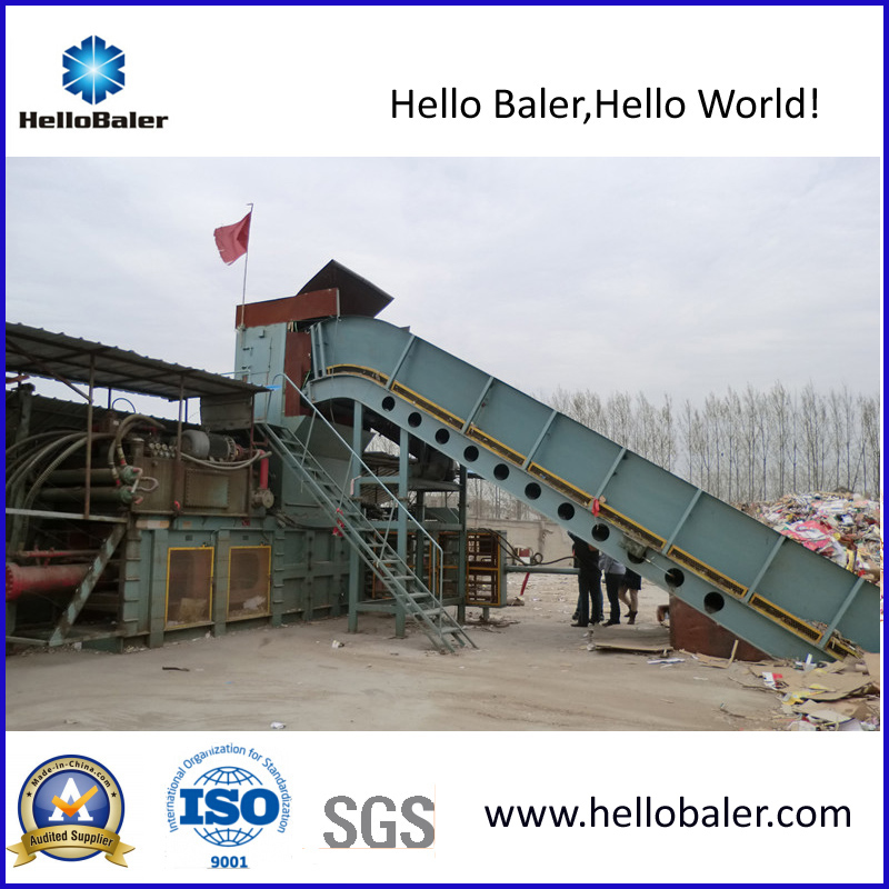 Hellobaler Hsa4-7 Semi-Automatic Cardboard Baler