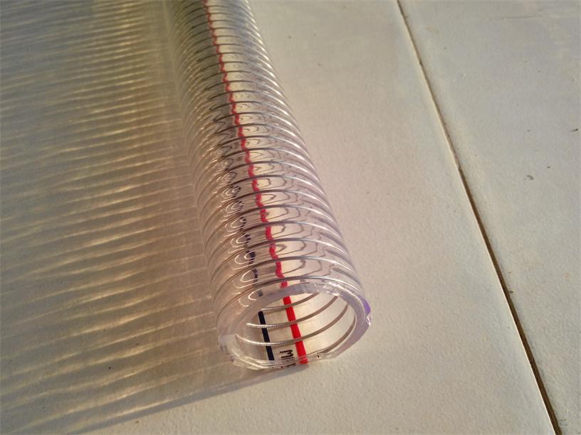 ПВХ высокой/низкой температуры спираль стальной проволоки армированный шланг шланг широко использован для транспортировать горячую воду ,масло и мощности в линиях химия.будучи изготовлены из специаль