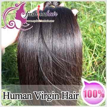 100% Brzailian Virgin Human Hair Weave Silky Straight Weft  