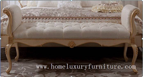 Положите табуретки кровати табуретки спальни мебели спальни табуретки табуретки тип в постель FU-102 деревянной классический
