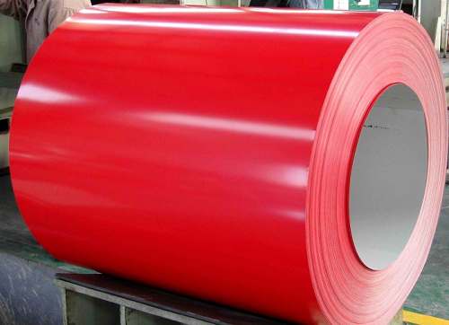 Оцинкованная сталь с полимерным покрытием (Красный)