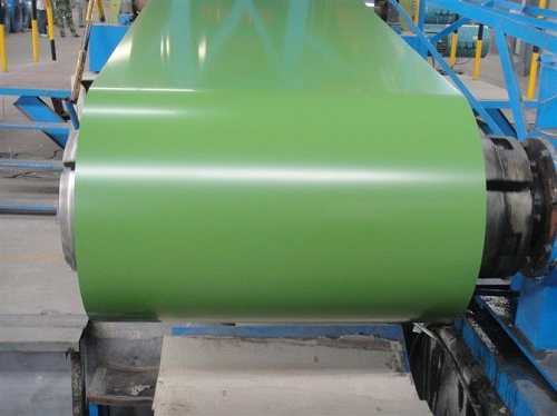 Оцинкованная сталь с полимерным покрытием (светло-зеленый)