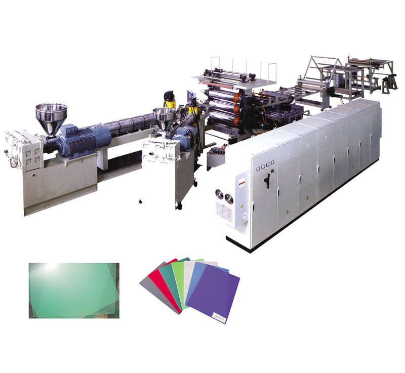 PP/PE, PS/ABS, PMMA sheet production line 