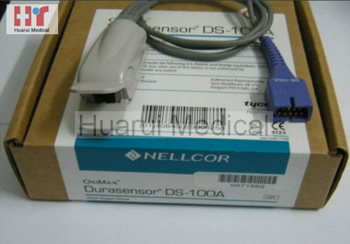 Nellcor ds-100a adult finger clip spo2 sensor, DB9-7pin 