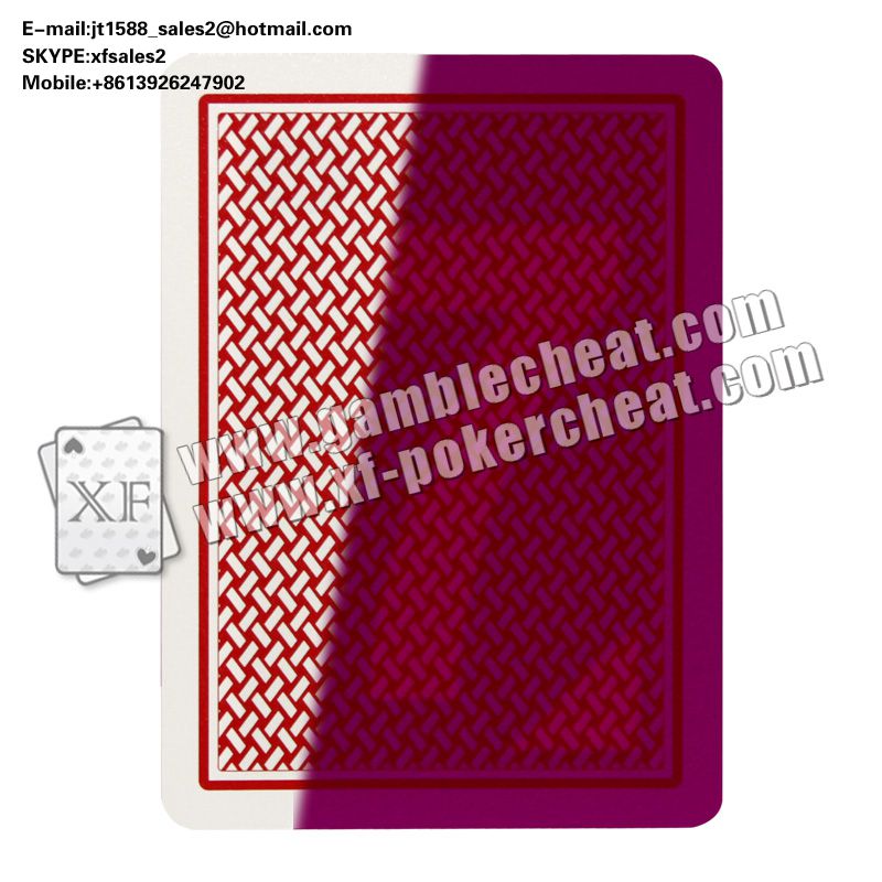 XF Brazil Copag TAXAS HOLD EM plastic playing cards|marked cards for UV contact lense/perspective glasses cheating in the card games  