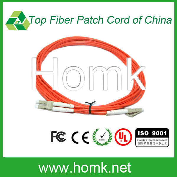 LC patch cord SM duplex 3m fiber optic LC patch cord 