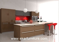 Kitchen cabinet green materail kitchen cabinet SSK-002