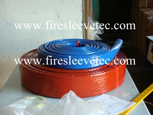 silicone rubber fiberglass fire sleeve