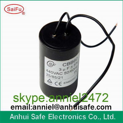 cbb60 1-60uf 250V capacitor for water pump