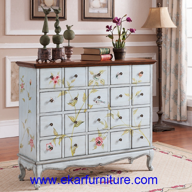 Painted cabinet wooden cabinet sideboard JX-0965