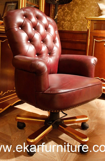 Кожаный стул домой стул офиса перемещения кресла FS-168