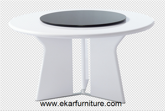 Белый круглый стол круглый стол современный дизайн OD810