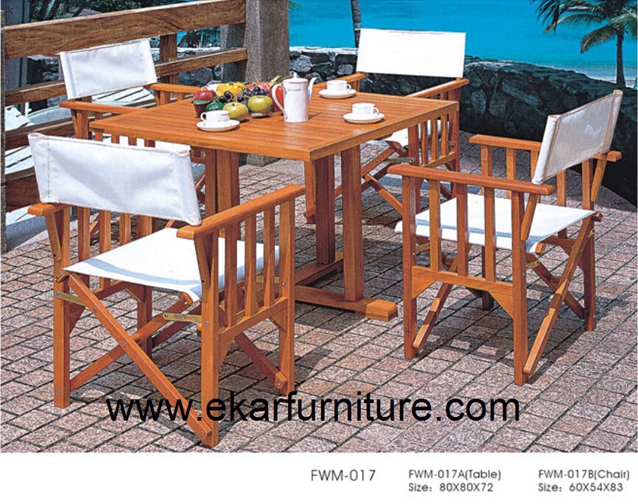 Teakwood комплект мягкой мебели Садовый стол и стул ЧВС-017