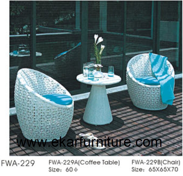 Садовый стул планов столовая мебель круглый обеденный табл FWA-229