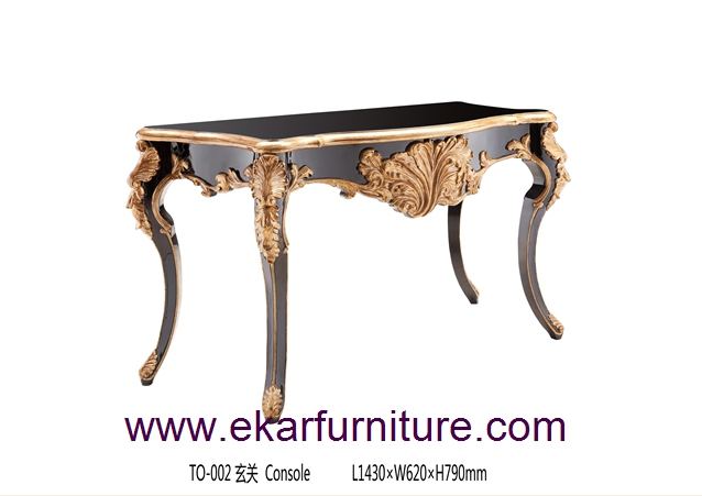 Console table with mirror antique wall table TO-002
