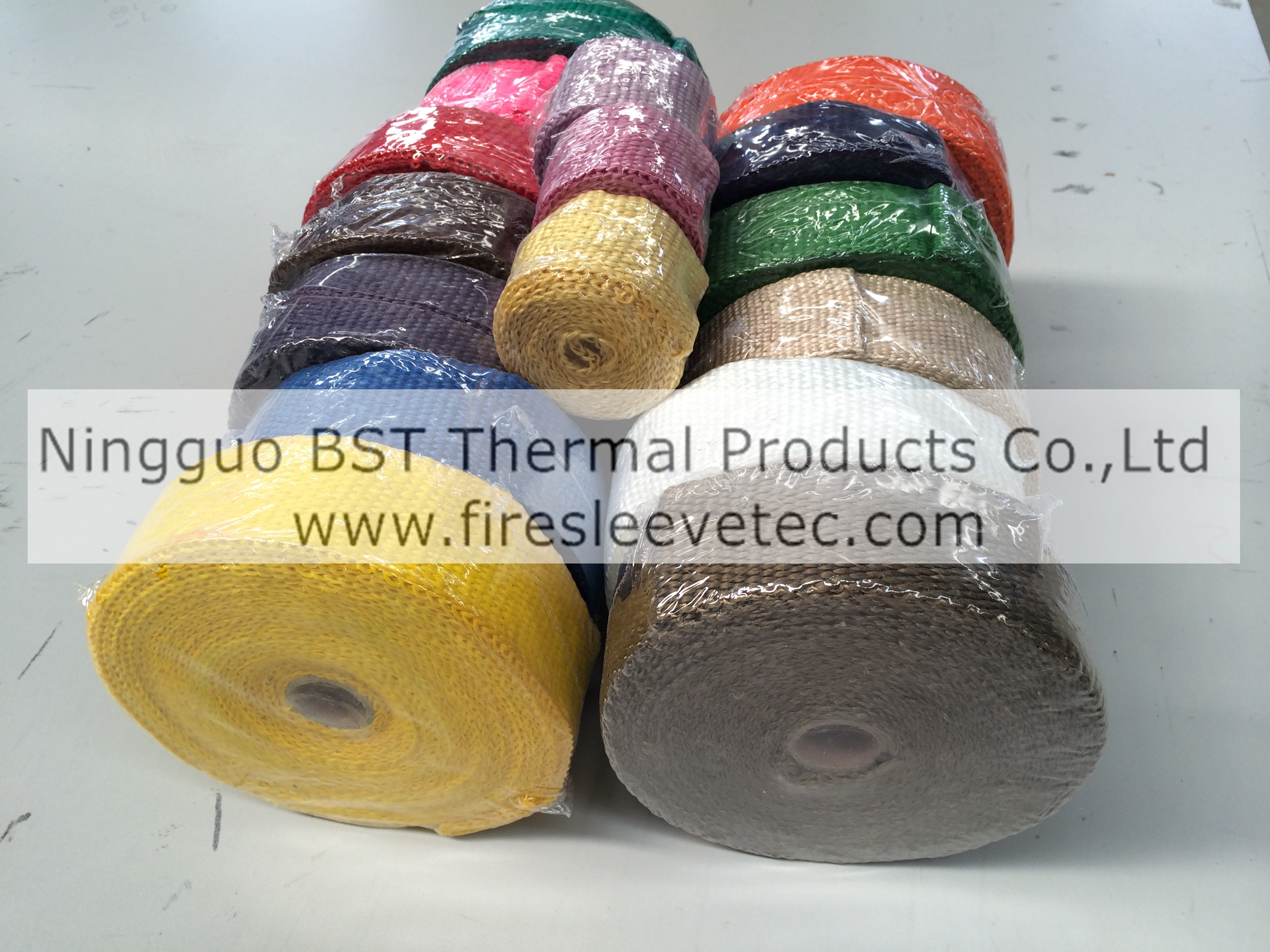 pink colored fiberglass exhaust wrap/Heat Insulation Materials/Special