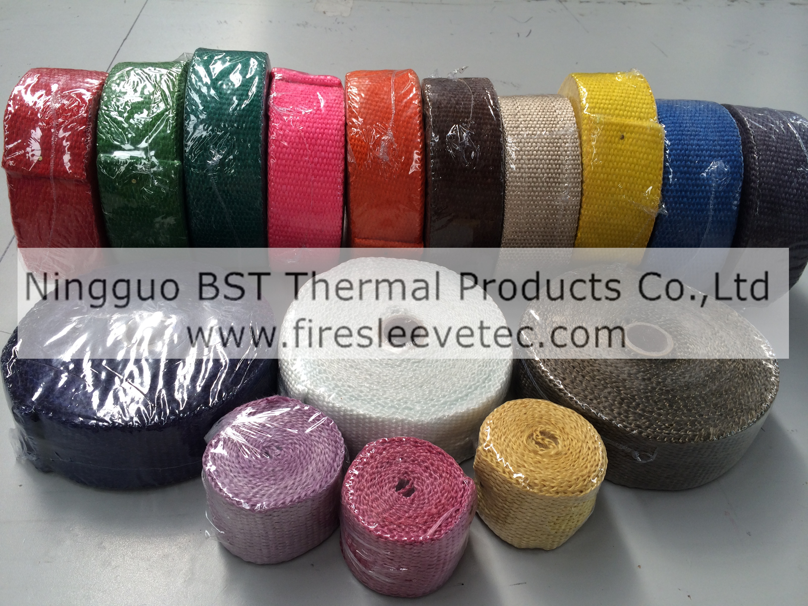 pink colored fiberglass exhaust wrap/Heat Insulation Materials/Special