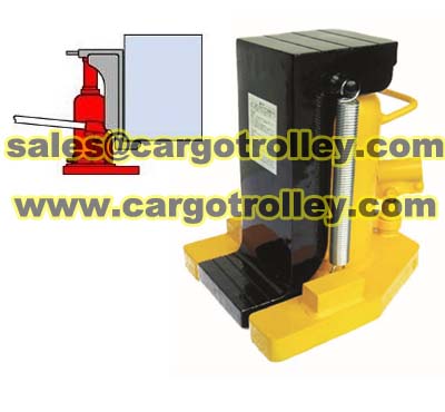 Hydraulic toe jack with durable quality