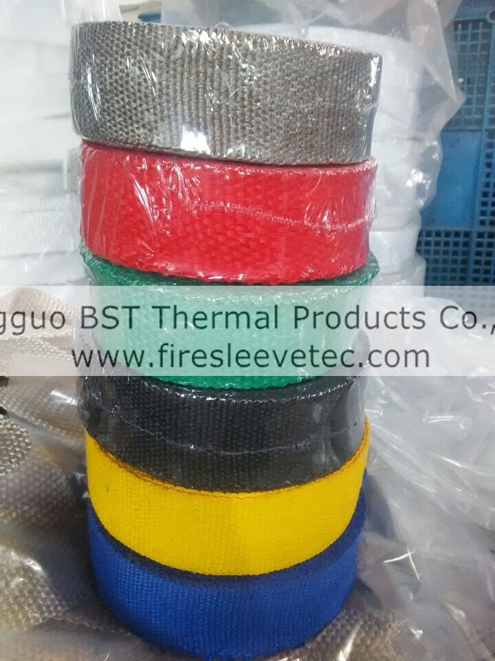 colored fiberglass Exhaust header Wrap