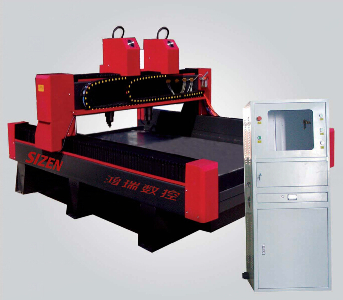 stone CNC router for two axes