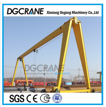 12.5 ton single girder electric hoist gantry crane				