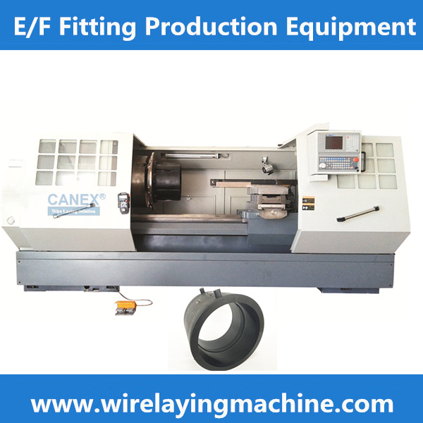Delta CNC controlled electrofusion wire laying machine