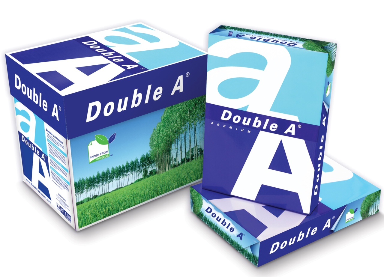 Double A A4 paper 80 gsm from Thailand