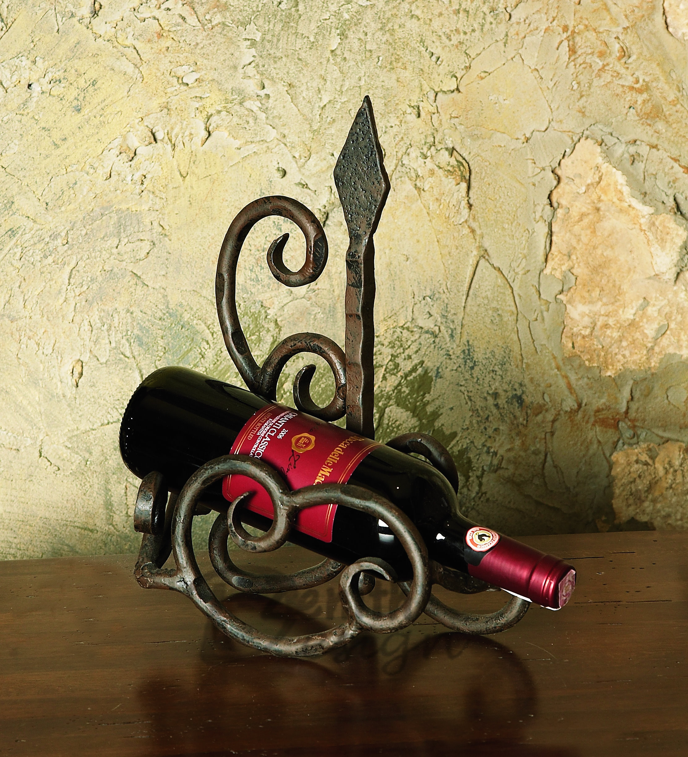 Popular Single Siena Wine Bottle Cradle of Classic Home Style Decoration