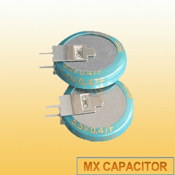 Super Capacitor 5.5V 0.1F,0.22F,0.33F,0.47F,1F,1.5F Coin Cell UltraCapacitor