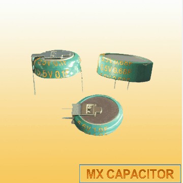 gold capacitor 5.5V 0.33F 330mF coin type super capacitor