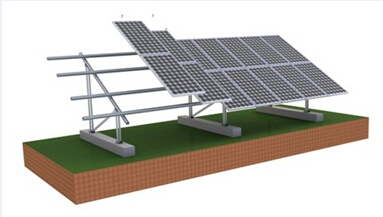 Ground solar mounting solution