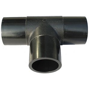 hdpe fittings- red tee