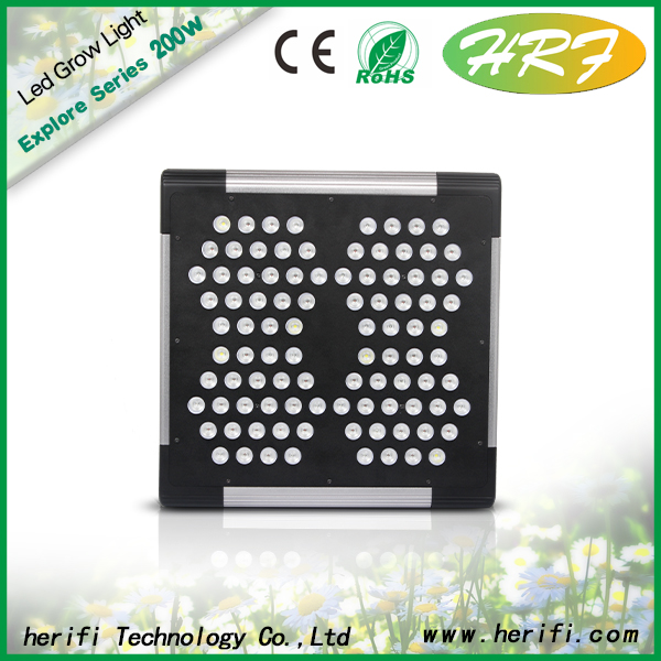 200W led grow light for hydroponic plants veg and flowers