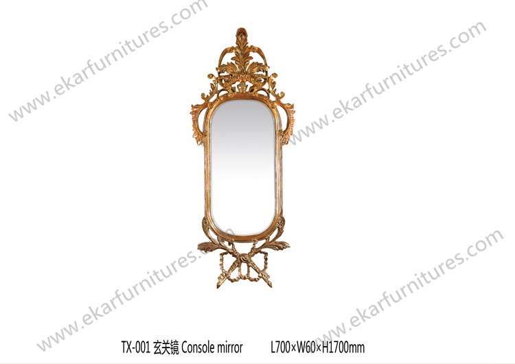 Empire Style Luxury Console Table With Mirror