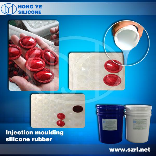 Transparent silTransparent silicone rubber 