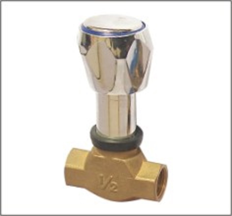 Brass Stop Valve With Decorate Plated