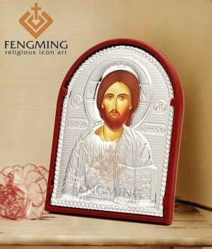 FMPSICON19 Silver Jesus Icon