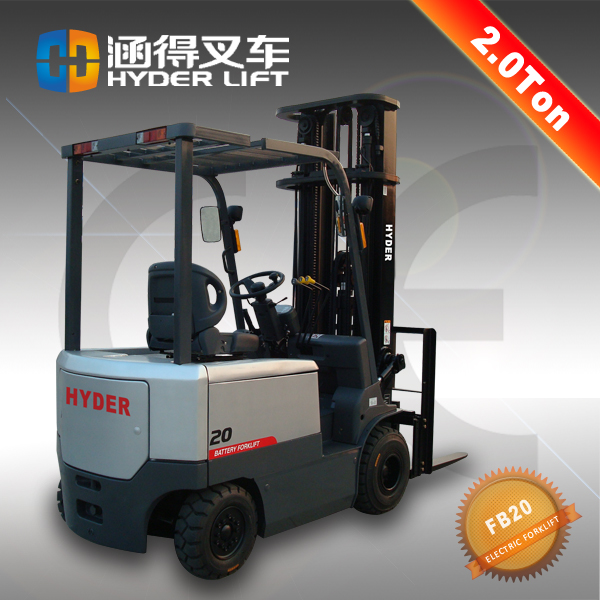 High quality 2 ton electric battery forklift with ac motor