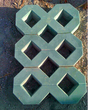 Brick artificial grass turf tile Grass Tile