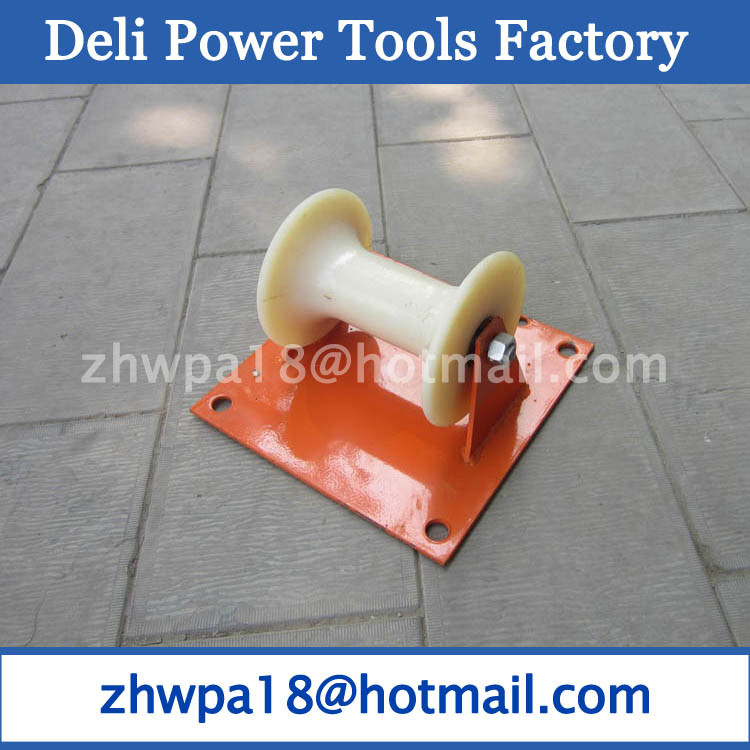 Cable laying roller with aluminium roller bodies 
