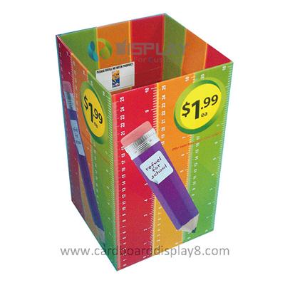 Pencil POP Stands, Promotional Supermarket Cardboard Display Bins