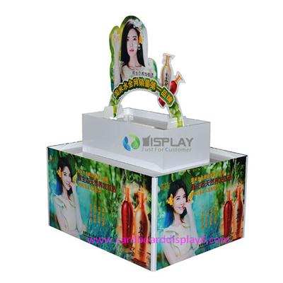 Best Sell Shampoo cardboard Display Bin Stand