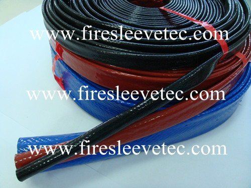 Silicone rubber coated fiberglass sleeve