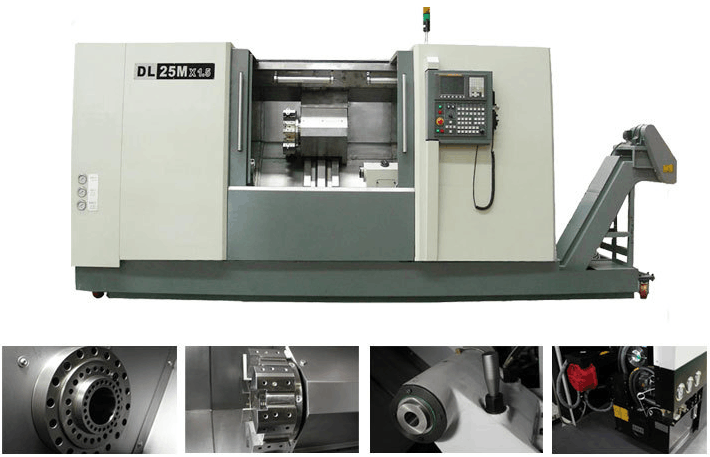 horizontal CNC lathe machine DL-25M