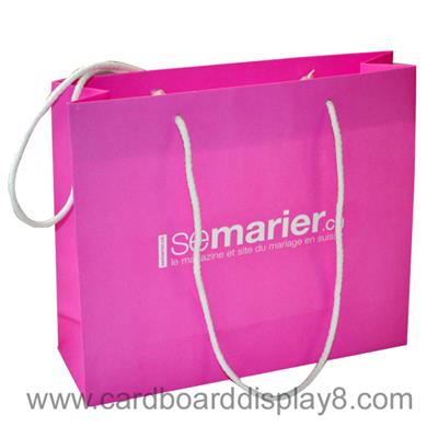 2015 New Recyclable Nature Color Kraft Paper Bag With OEM Logo