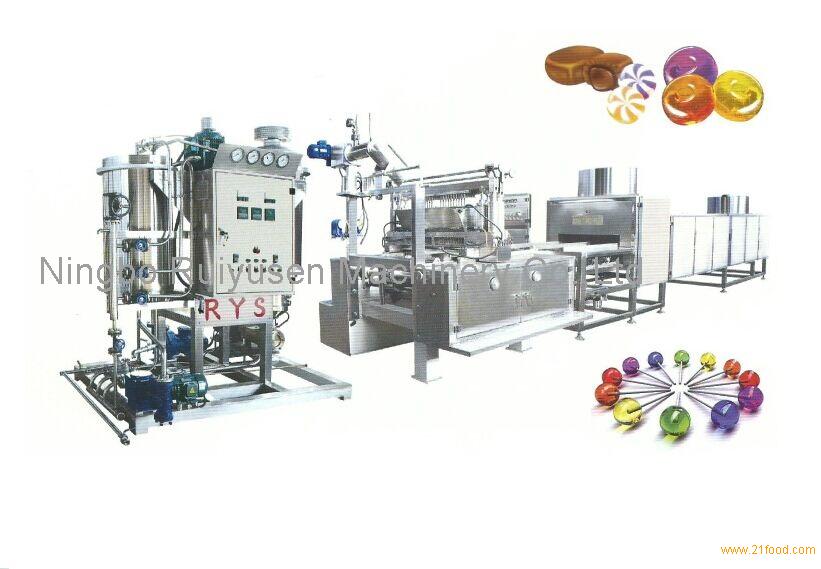 Deposited hard candy production line